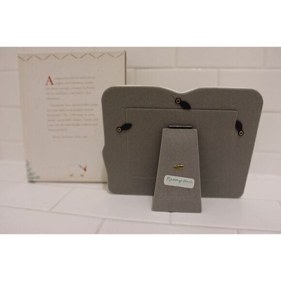 Vintage Charpénte Baby’s First Christmas Frame Blue/Boy - Picture 3 of 5